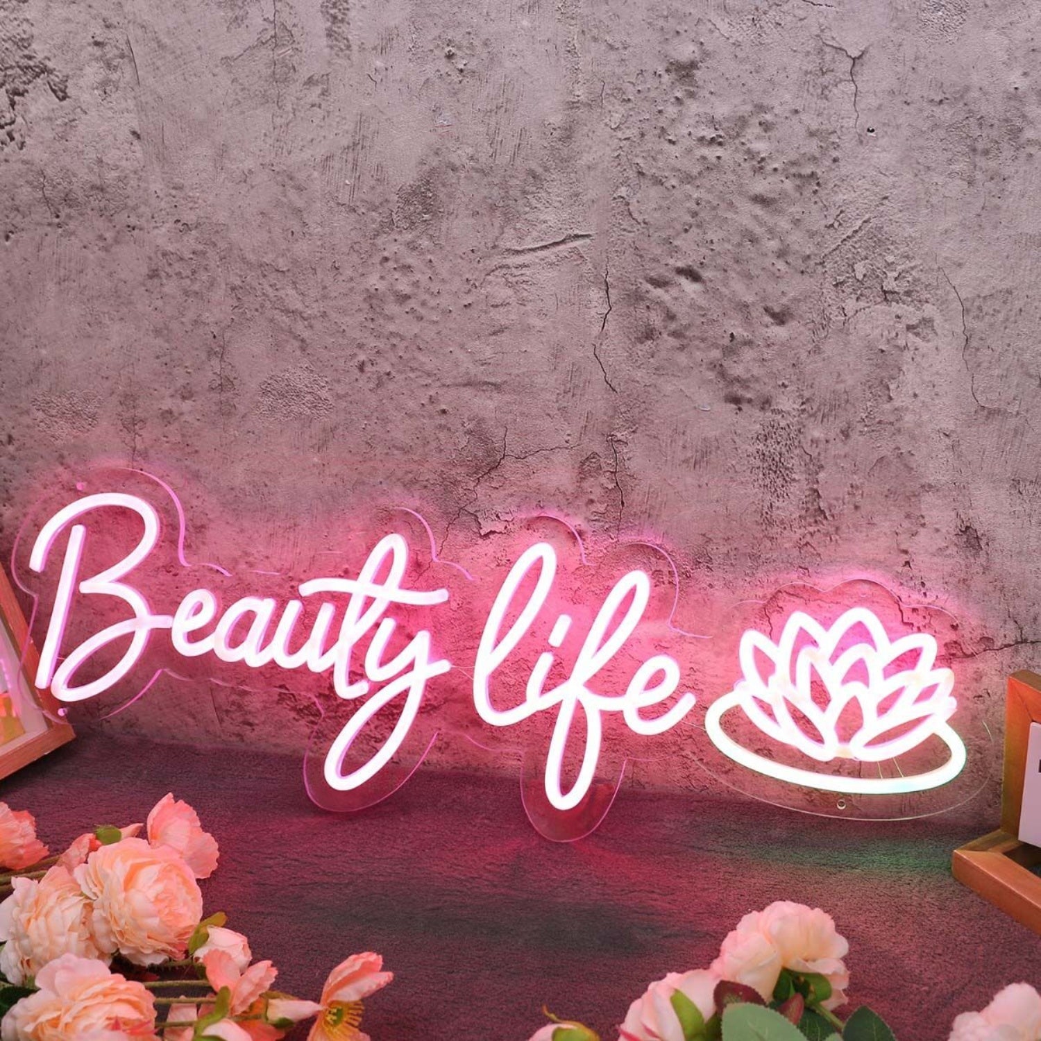Beauty Life Red Led Neon Sign - Shineneon