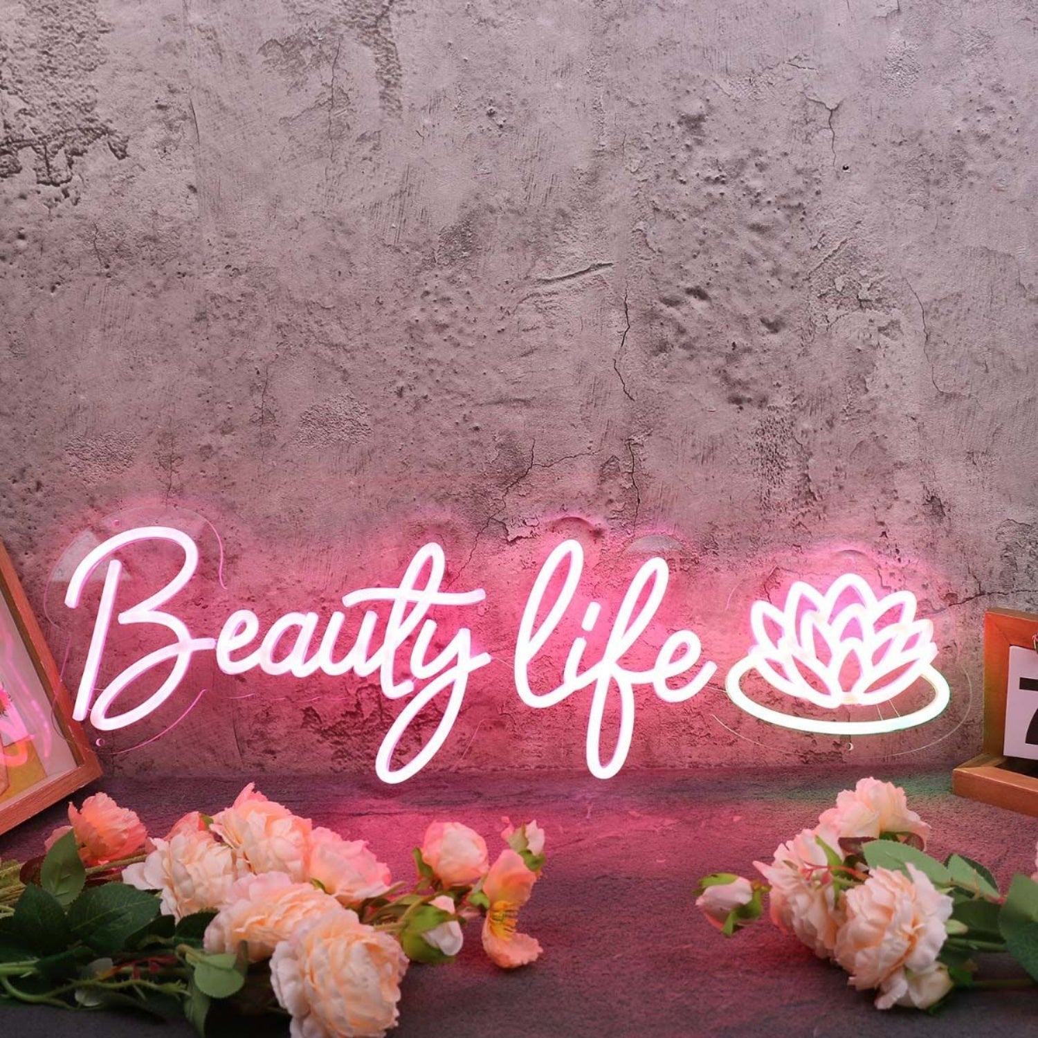 Beauty Life Red Led Neon Sign - Shineneon
