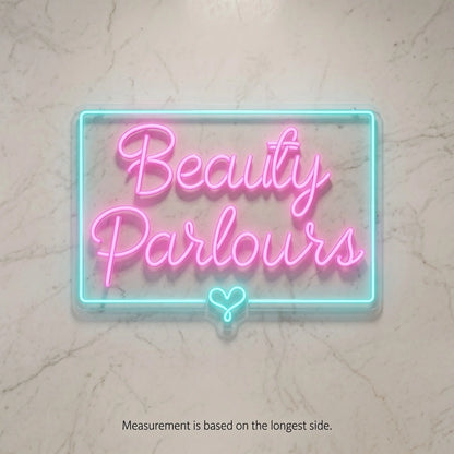 Beauty Parlours Wall Decor LED Neon Sign - 04 Size Image