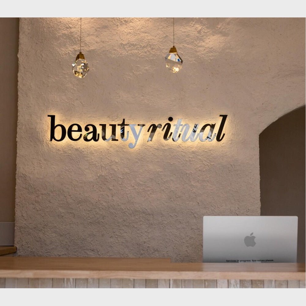 Beauty Ritual 3D Backlit Channel Letters Led Light Sign - Shineneon