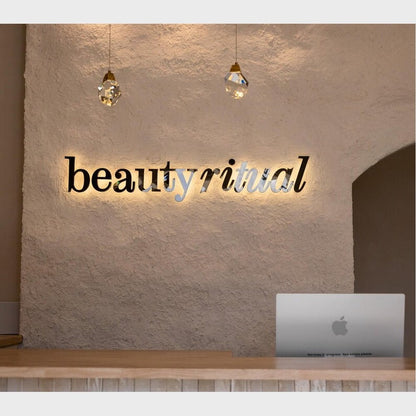 Beauty Ritual 3D Backlit Channel Letters Led Light Sign - Shineneon
