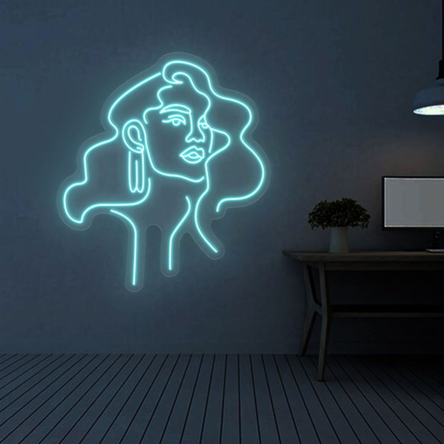 Beauty Salon Girl Neon Sign Wall Art Decor | Shineneon