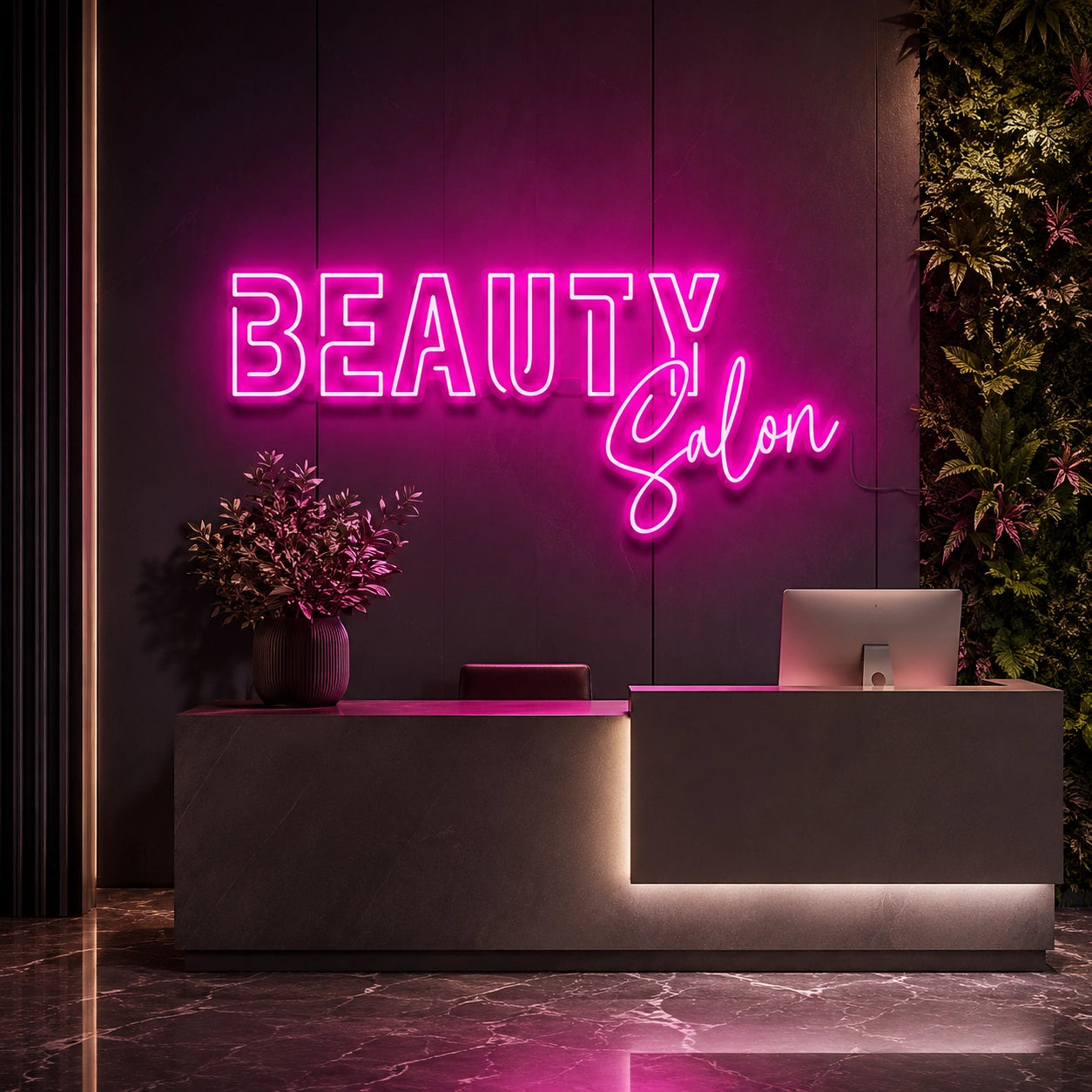 Beauty Salon LED Neon Sign - 01 Original Product Image