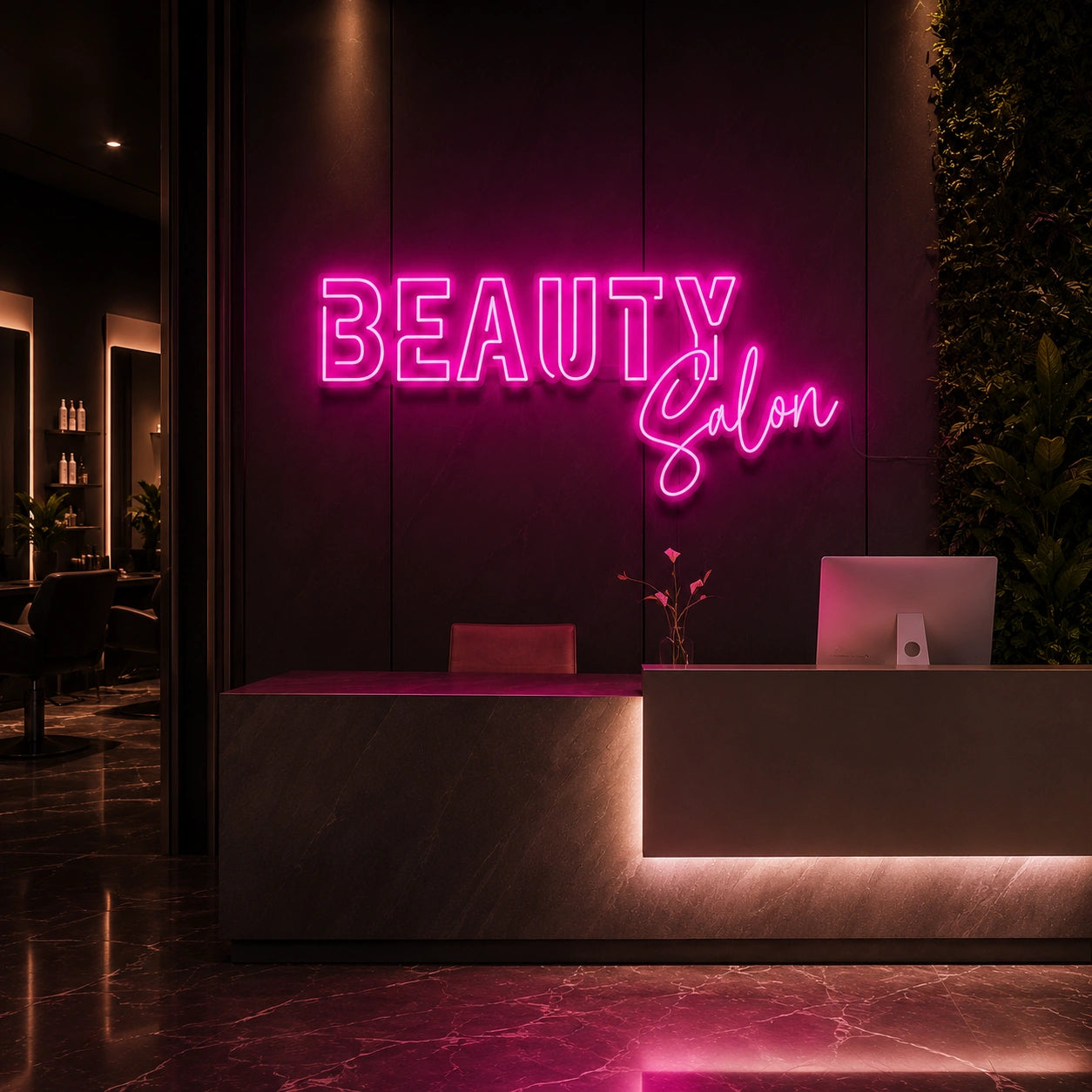 Beauty Salon LED Neon Sign - 02 High-Converting Product Image