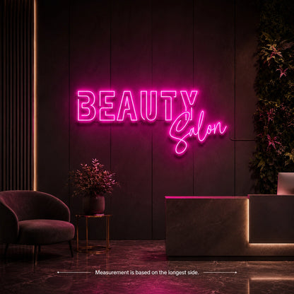 Beauty Salon LED Neon Sign - 04 Size Image