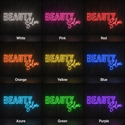 Beauty Salon LED Neon Sign Wall Neon Sign - 05 Color Grid
