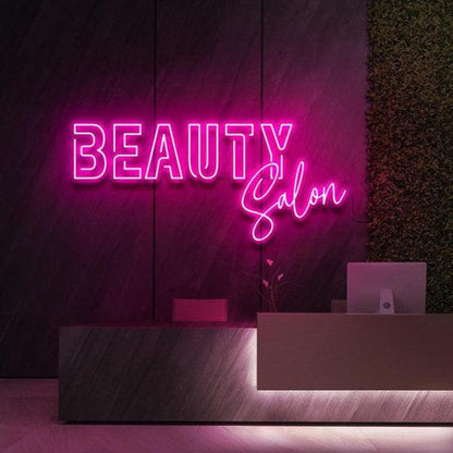 Beauty Salon Pink Glow Led Neon Sign For Spa Wall Decor | Shineneon