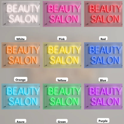Beauty Salon Wall Decor LED Neon Sign - 05 Color Grid