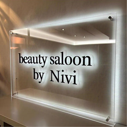 Beauty Saloon Acrylic Business Logo Sign - Shineneon