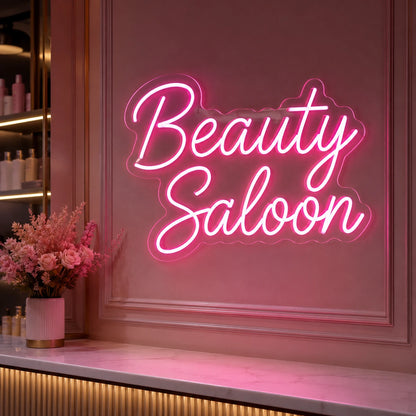 Beauty Saloon LED Neon Sign - 02 High-Converting Product Image