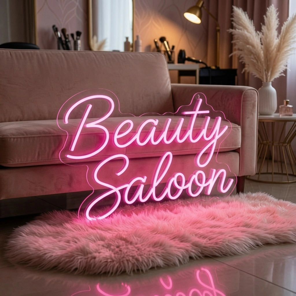 Beauty Saloon LED Neon Sign Home Wall Art - 01 Original Product Image