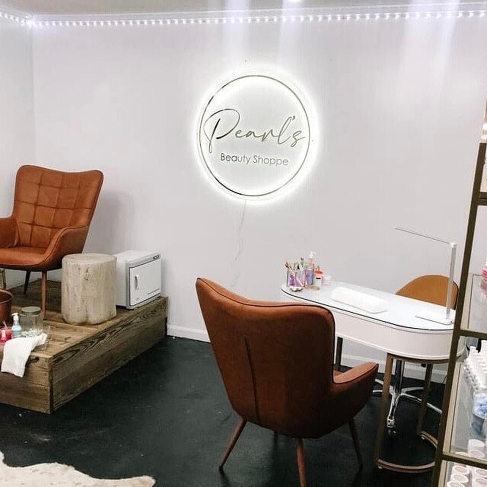 Beauty Shoppee Acrylic Business Logo Sign - Shineneon