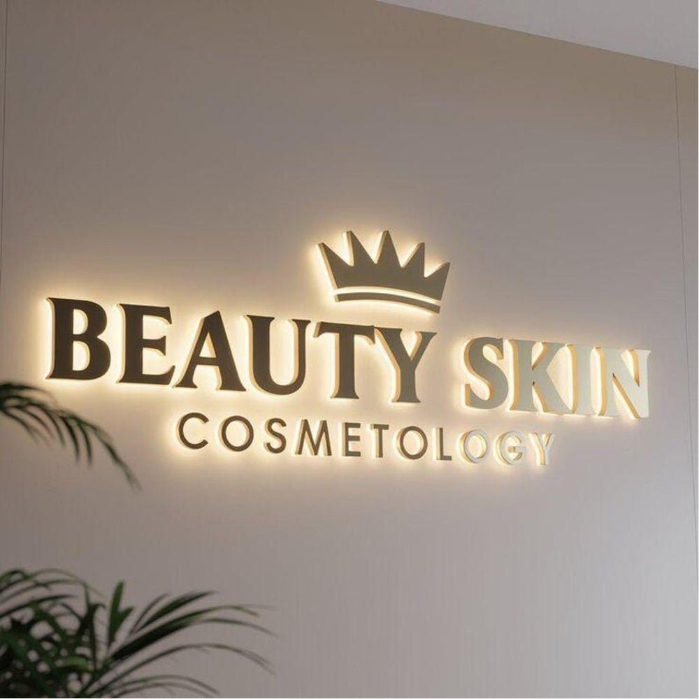 Beauty Skin Cosmetology 3D Backlit Channel Letters Led Light Sign - Shineneon