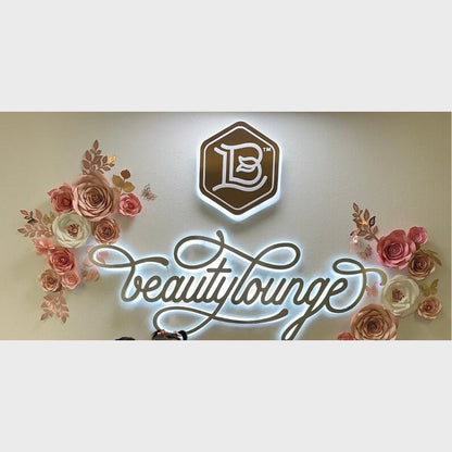 Beautylounge Logo 3D Backlit Channel Letters Led Light Sign - Shineneon