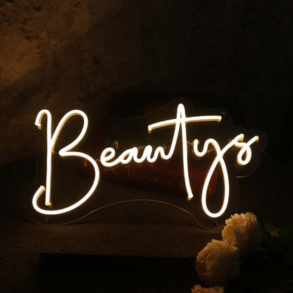 Beautys Yellow Led Neon Sign - Shineneon
