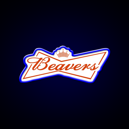 Beavers Beer Bar Decor Led Neon Sign Rgb Color - LED neon sign view 5