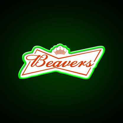 Beavers Beer Bar Decor Led Neon Sign Rgb Color - LED neon sign view 8