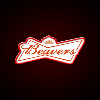 Beavers Beer Bar Decor Led Neon Sign Rgb Color - LED neon sign view 10