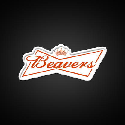 Beavers Beer Bar Decor Led Neon Sign Rgb Color - LED neon sign view 11