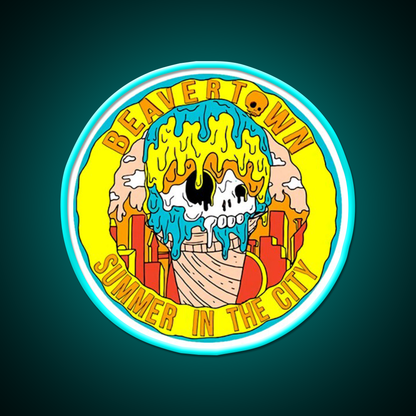 Beavertown Brewery Beer Bar Decor Led Neon Sign Rgb Color - Size and dimension reference