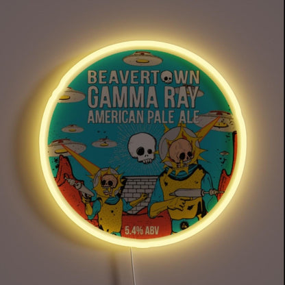 Beavertown Brewery Neck Oil Rgb Led Neon Sign - Custom LED neon sign front view