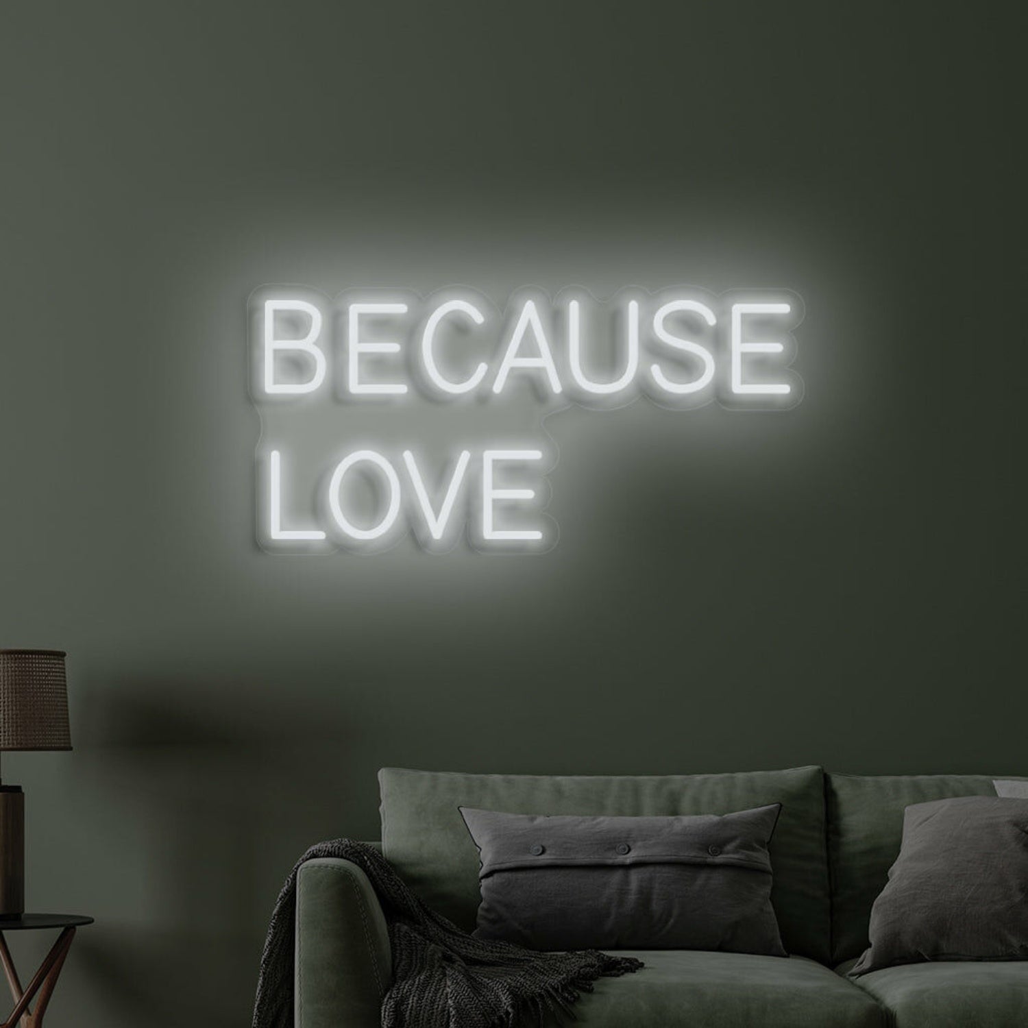 Because Love Neon Echoes Of Affection | Shineneon