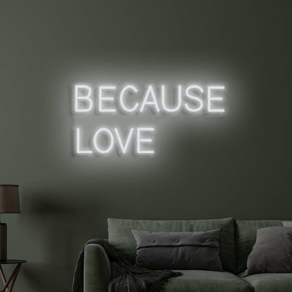 Because Love Neon Echoes Of Affection | Shineneon