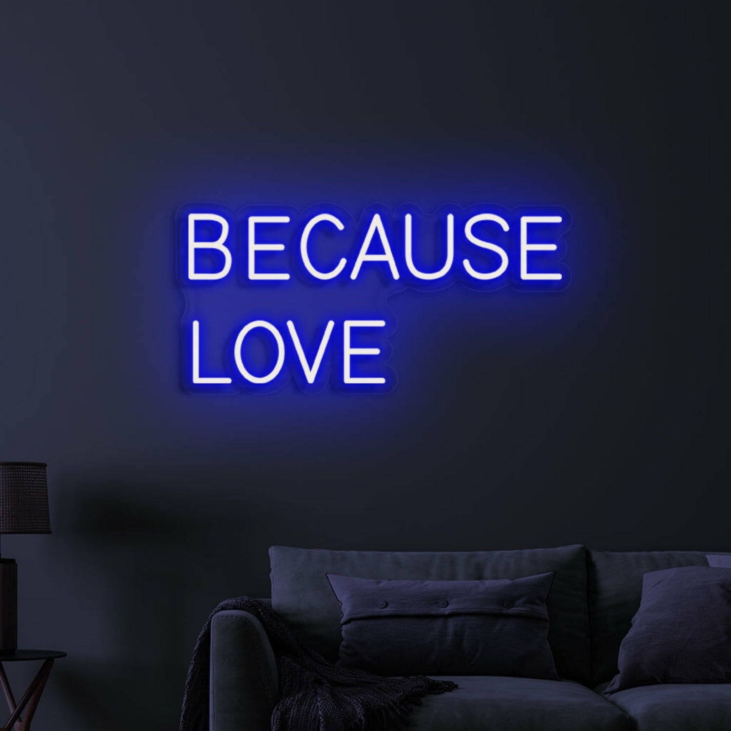 Because Love Neon Echoes Of Affection | Shineneon