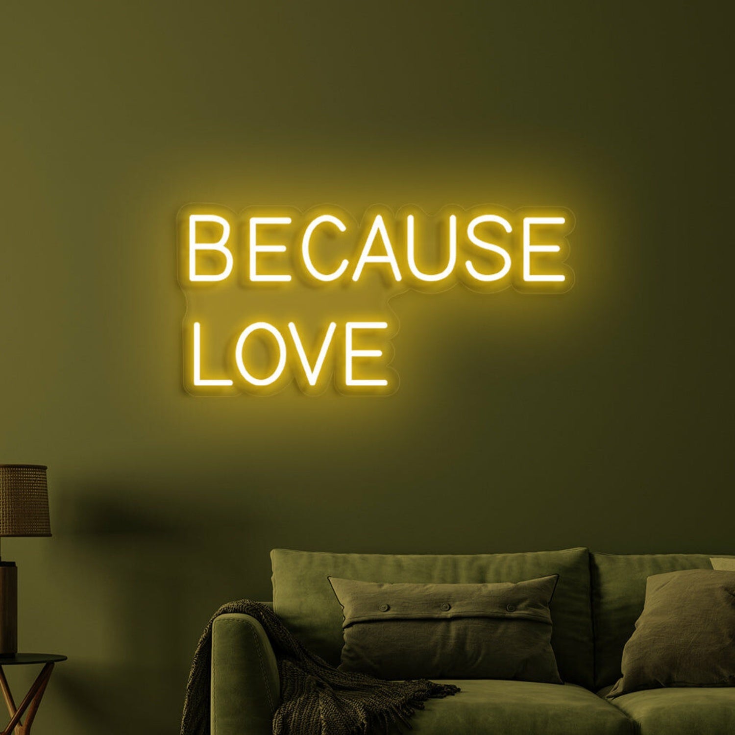 Because Love Neon Echoes Of Affection | Shineneon