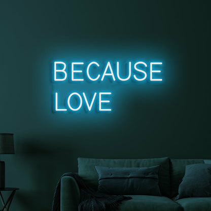 Because Love Neon Echoes Of Affection | Shineneon