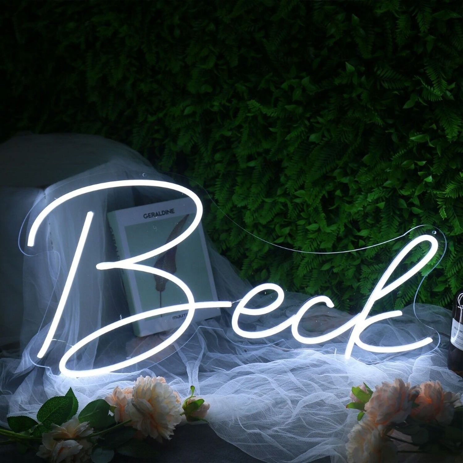 Beck White Neon Sign | Shineneon