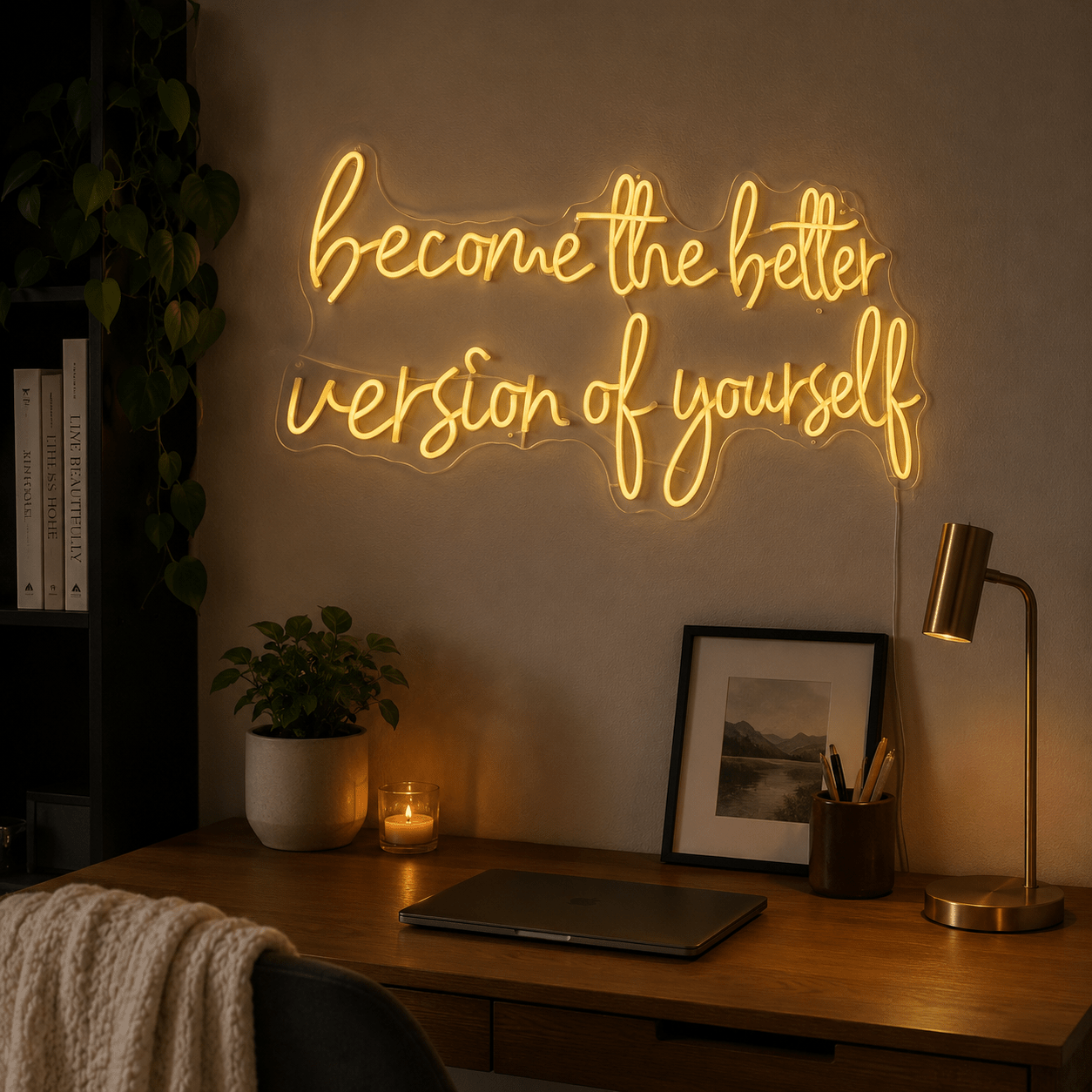 Become The Better Version Of Yourself LED Neon Sign - Shineneon