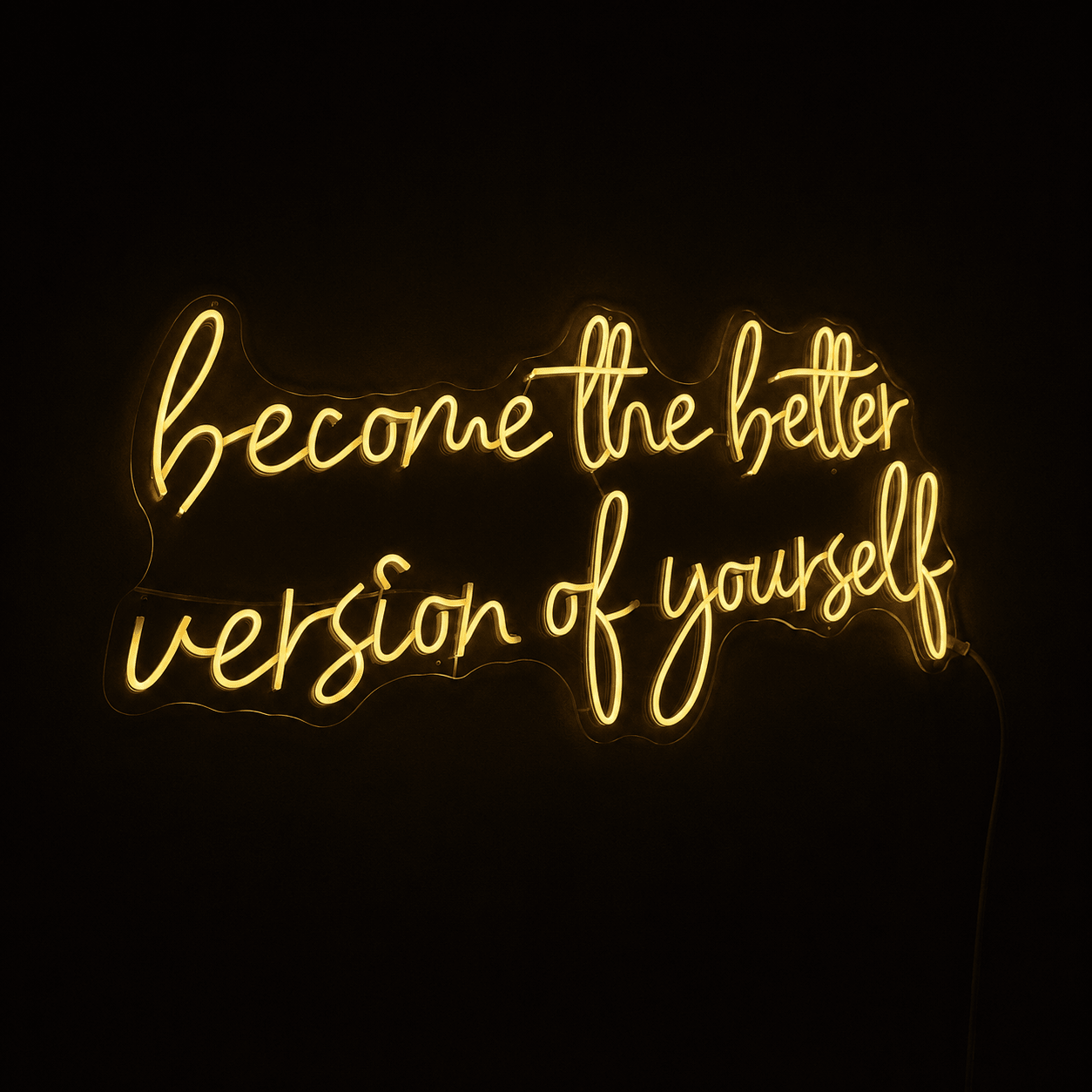 Become The Better Version Of Yourself LED Neon Sign Wall Neon Sign - Shineneon