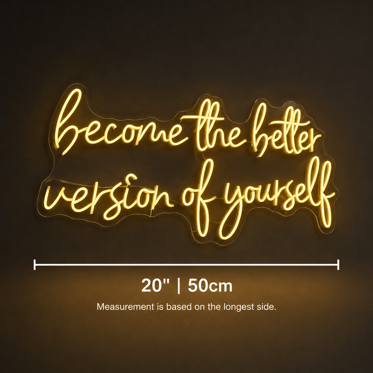 Become The Better Version Of Yourself LED Neon Sign Wall Neon Sign - Shineneon