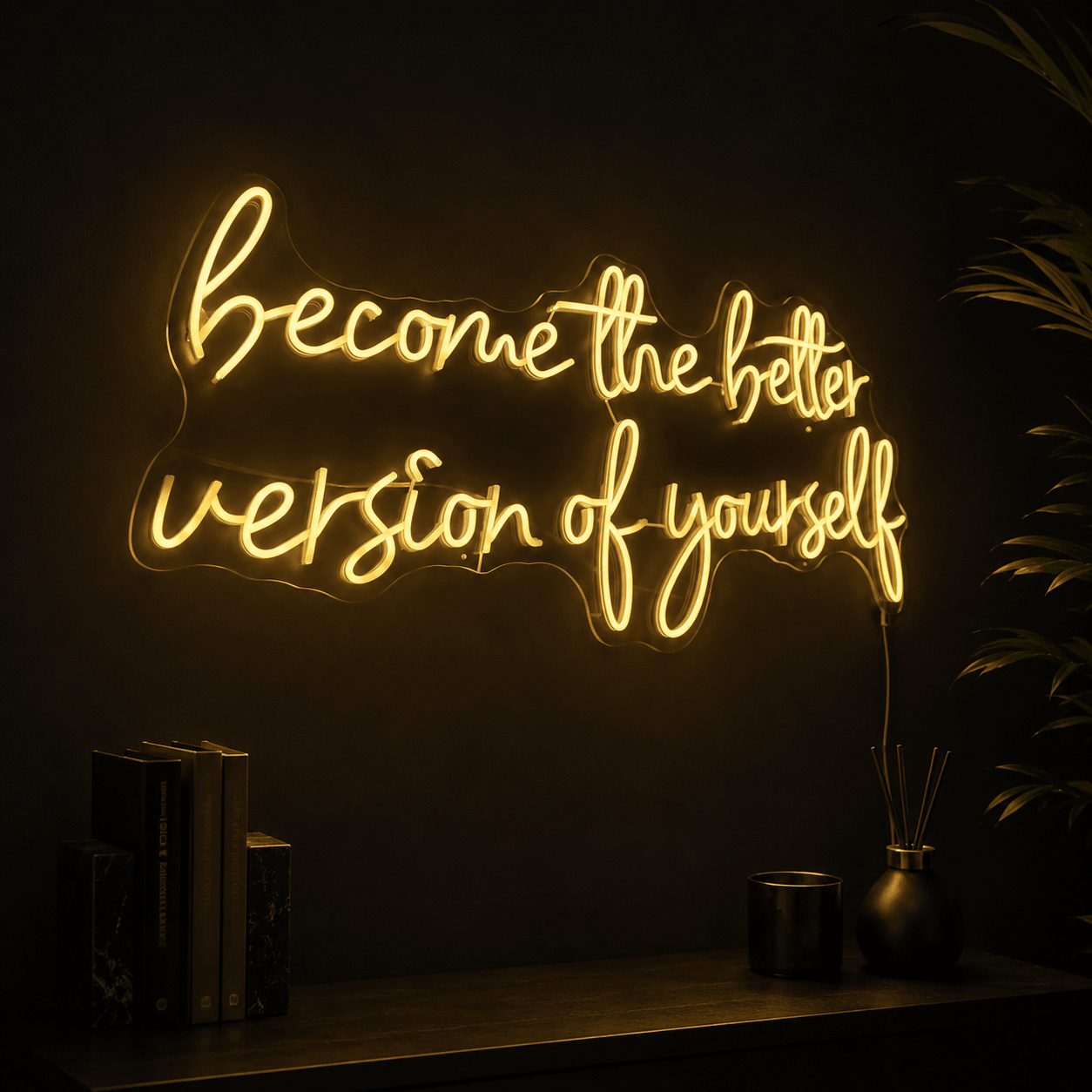 Become The Better Version Of Yourself LED Neon Sign Wall Neon Sign - Shineneon