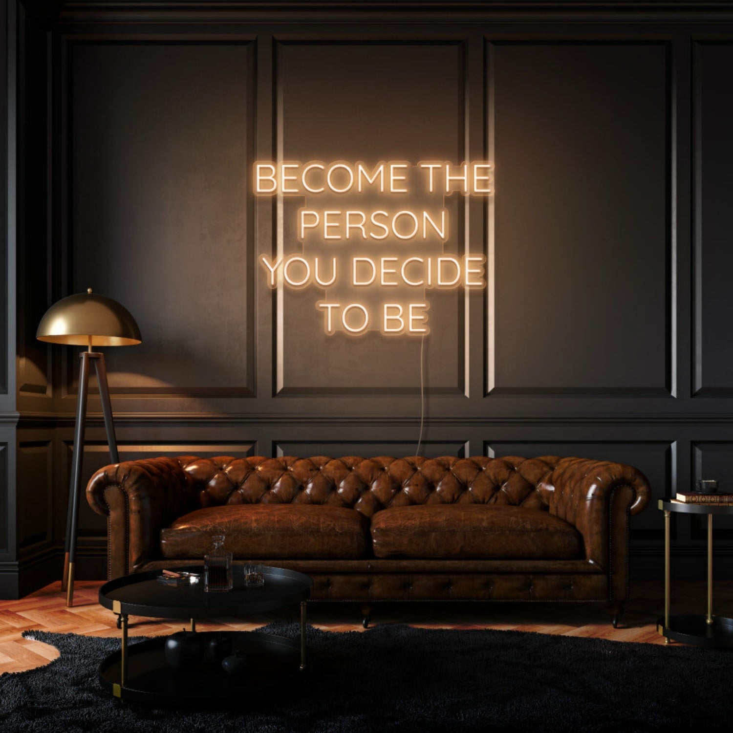 Become The Person You Decide To Be Led Neon Sign | Shineneon