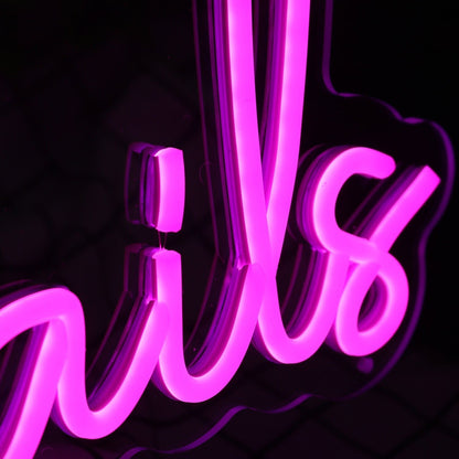 Bed Of Nails Purple Led Neon Sign - Shineneon