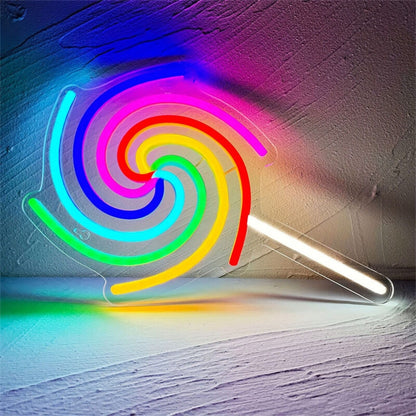 Bedroom Bar Birthday Bash Led Cool Lollipop Neon Light - Shineneon
