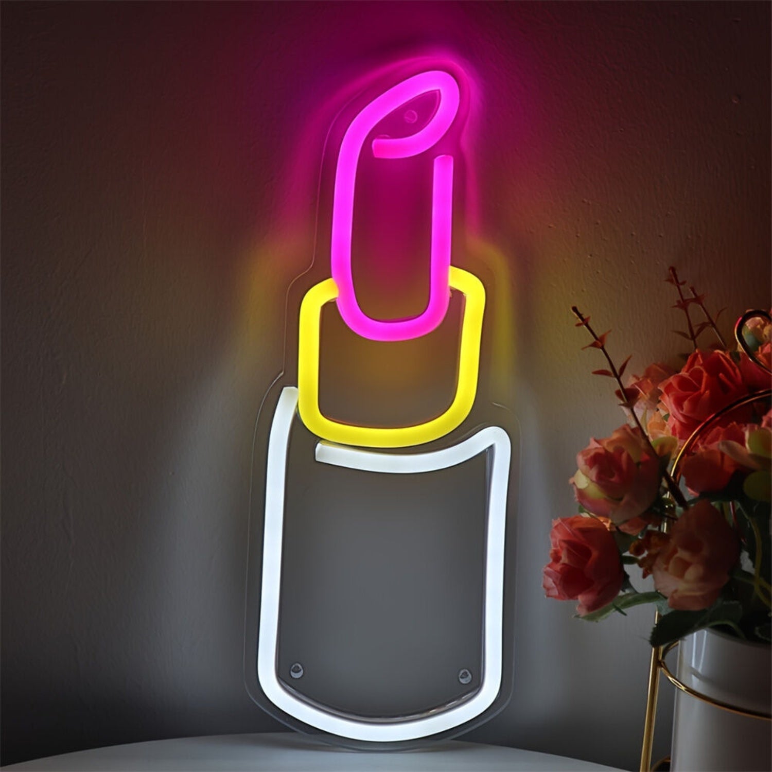 Bedroom Beauty Salon The Multi Color Lipstick Wall Led Neon Sign | Shineneon