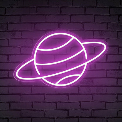 Bedroom Party Whimsical Planet Cute Space Led Neon Sign - Shineneon