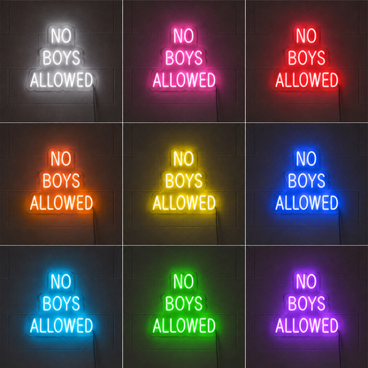Bedroom Retro LED Neon Sign color grid