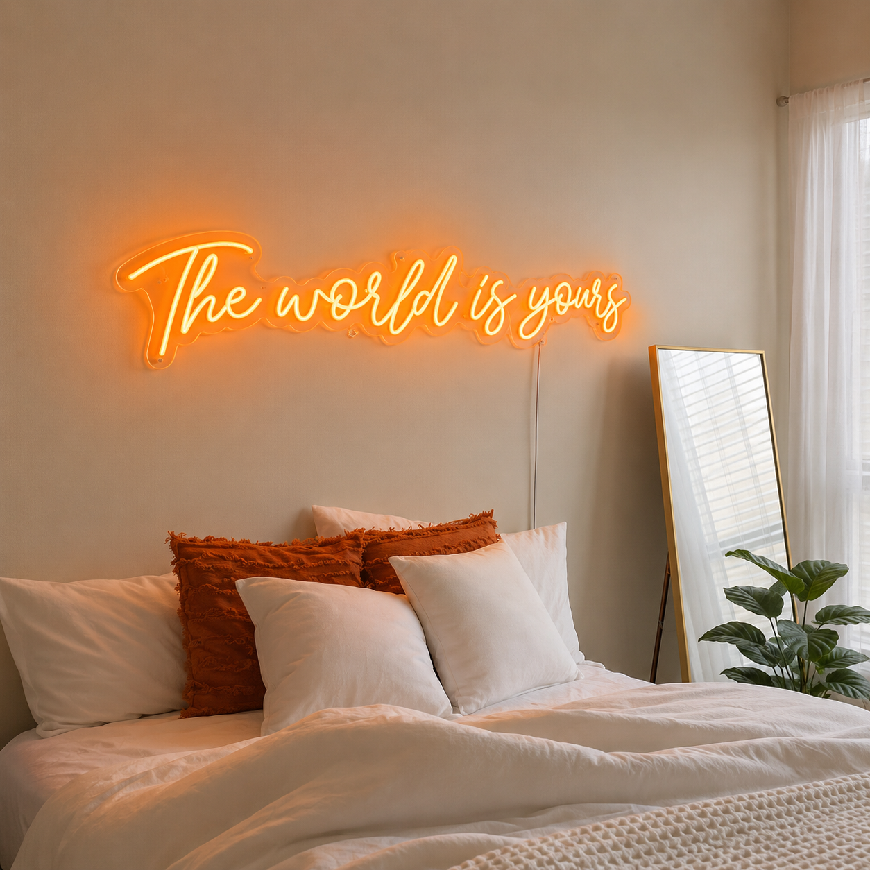 Bedroom Script LED Neon Sign main product image
