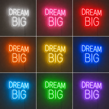 Bedroom Wall Decor Outline Art Home LED Neon Sign color grid