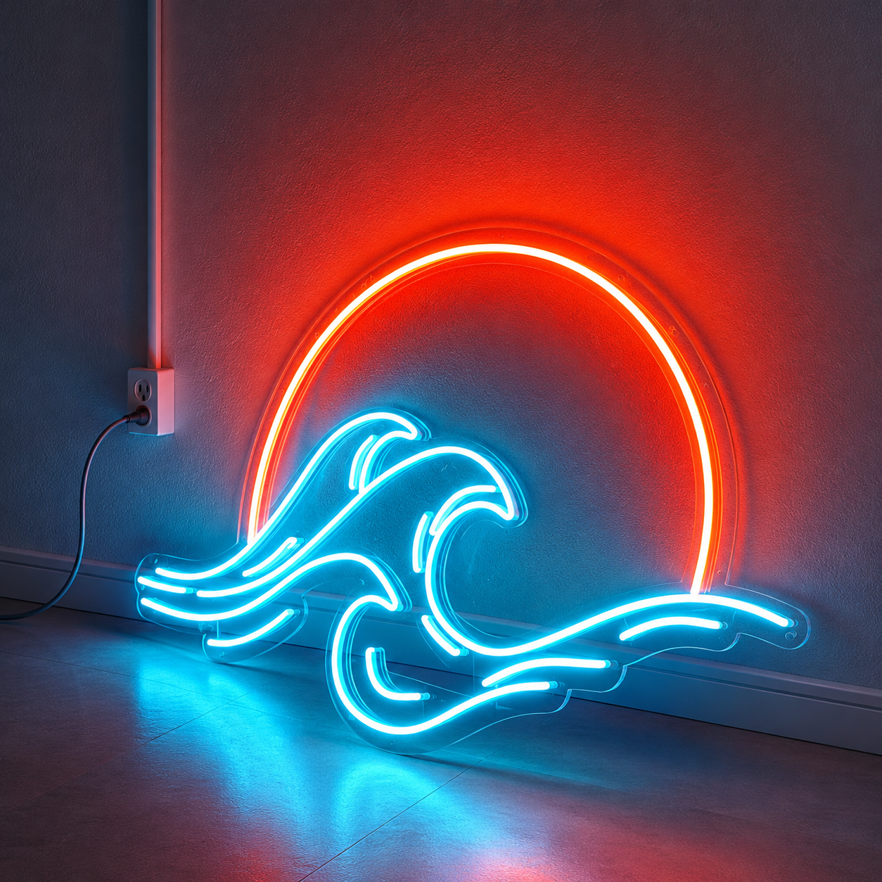 Bedroom Wall Decor Outline Art LED Neon Sign Home Art main product image