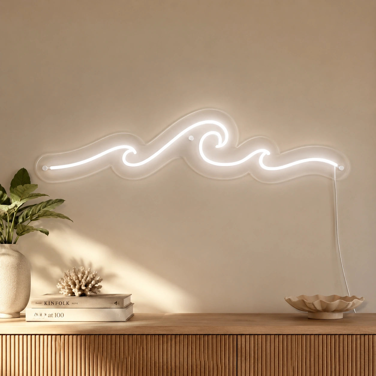 Bedroom Wave Wall Neon Sign LED Neon Sign high-converting product image