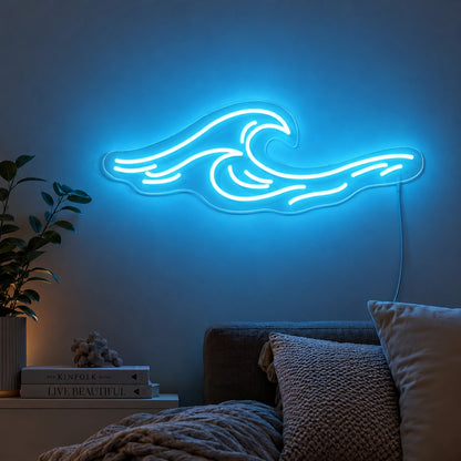 Bedside Ocean Wave Neon Sign LED Neon Sign high-converting product image