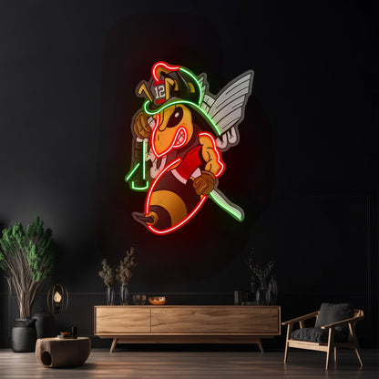 Bee Firefighters Led Neon Sign Light Custom Led Signs - Shineneon