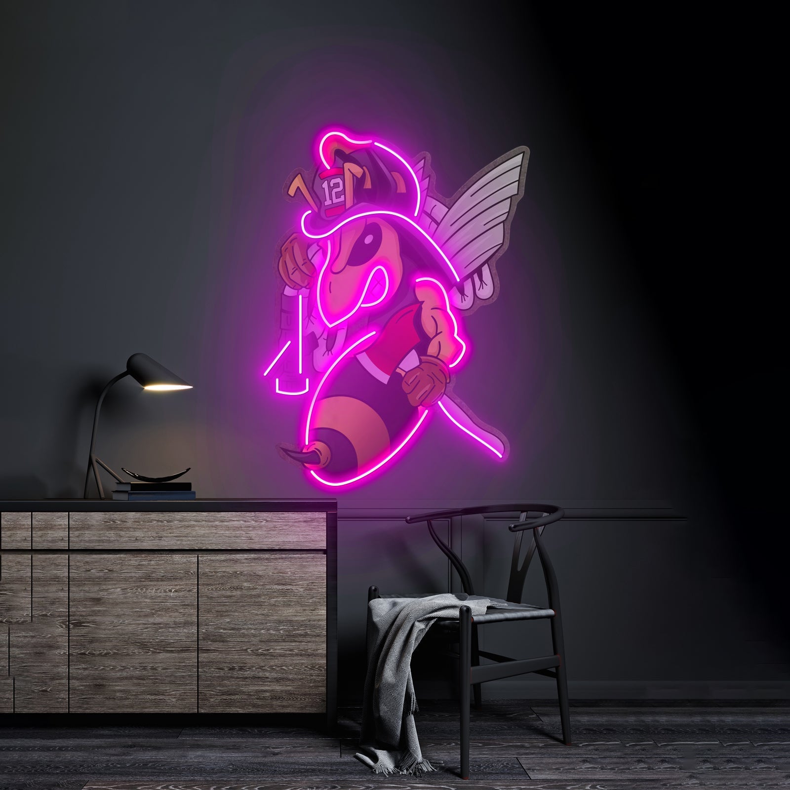 Bee Firefighters Led Neon Sign Light Custom Led Signs - Shineneon