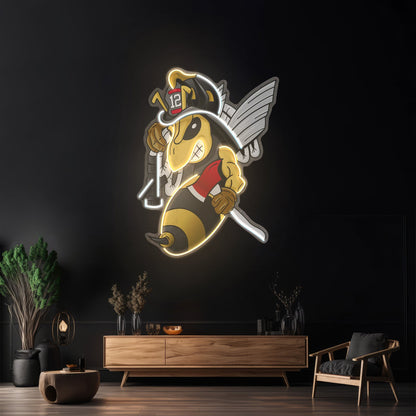 Bee Firefighters Led Neon Sign Light Custom Led Signs - Shineneon
