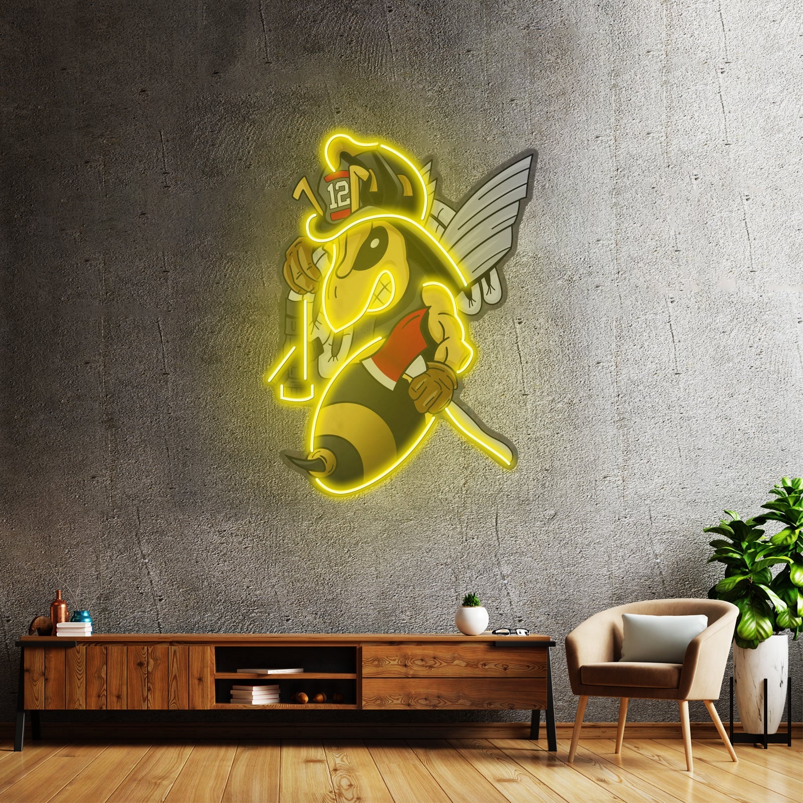 Bee Happy Mental Health Neon Signs - Shineneon